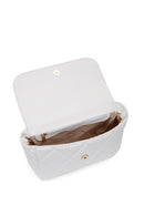 Kadın Beyaz Kapitone Omuz Çantası | Derimod