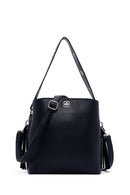 Women's Navy Blue Classic Shoulder Bag | Derimod