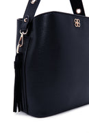 Women's Navy Blue Classic Shoulder Bag | Derimod