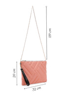 Women's Pink Quilted Portfolio Bag | Derimod