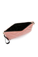Women's Pink Quilted Portfolio Bag | Derimod