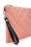 Women's Pink Quilted Portfolio Bag | Derimod