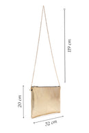 Women's Gold Metallic Clutch Bag | Derimod