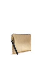 Women's Gold Metallic Clutch Bag | Derimod