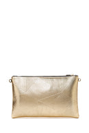 Women's Gold Metallic Clutch Bag | Derimod