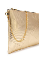 Women's Gold Metallic Clutch Bag | Derimod