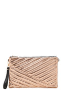 Kadın Pembe Altın Portföy Çanta | Derimod