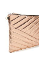 Kadın Pembe Altın Portföy Çanta | Derimod