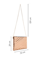 Kadın Pembe Altın Portföy Çanta | Derimod