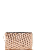 Kadın Pembe Altın Portföy Çanta | Derimod