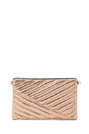 Kadın Pembe Altın Portföy Çanta | Derimod