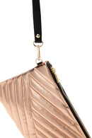 Kadın Pembe Altın Portföy Çanta | Derimod