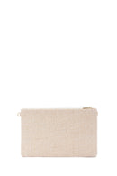 Kadın Pembe Hasır Portföy Çanta | Derimod