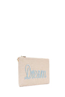 Women's Green Straw Portfolio Bag | Derimod