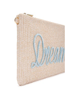 Women's Green Straw Portfolio Bag | Derimod