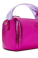 Women's Pink Metallic Crossbody Bag | Derimod
