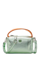 Women's Green Metallic Crossbody Bag | Derimod