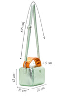 Women's Green Metallic Crossbody Bag | Derimod