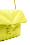 Kadın Yeşil Kapitone Çapraz Çanta | Derimod