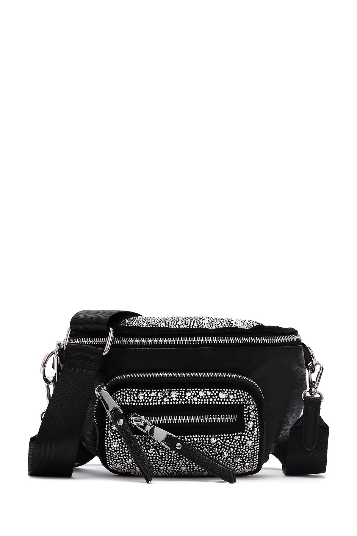 Kadın Siyah Bel Çantası 23SBD2454TS | Derimod