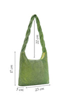 Kadın Yeşil Taşlı Omuz Çantası | Derimod