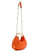 Kadın Turuncu Kroko El Çantası | Derimod