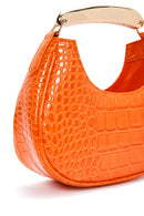 Kadın Turuncu Kroko El Çantası | Derimod