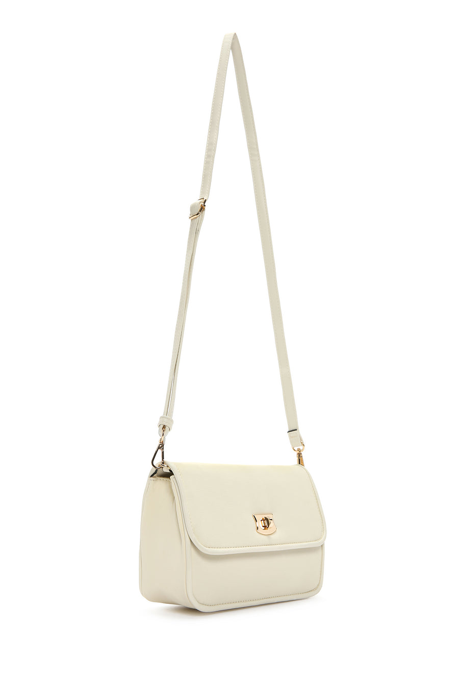 Women's Beige Long Strap Shoulder Bag