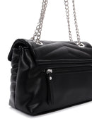 Women's Black Quilted Crossbody Bag | Derimod