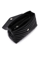 Women's Black Quilted Crossbody Bag | Derimod