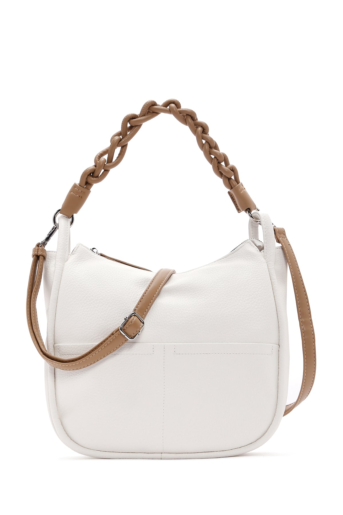 Kadın Bej Suni Deri Omuz Çantası 23SBD2496FT | Derimod