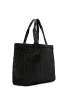 Women's Black Straw Shoulder Bag | Derimod