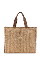 Kadın Bej Hasır Kol Çantası | Derimod