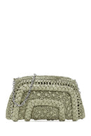 Women's Green Straw Shoulder Bag | Derimod
