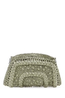 Women's Green Straw Shoulder Bag | Derimod