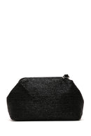 Women's Black Straw Shoulder Bag | Derimod