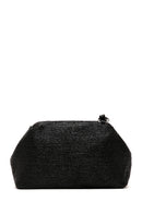 Women's Black Straw Shoulder Bag | Derimod