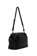 Women's Black Straw Shoulder Bag | Derimod