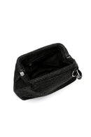 Women's Black Straw Shoulder Bag | Derimod