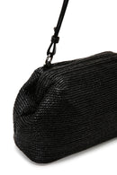Women's Black Straw Shoulder Bag | Derimod