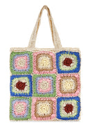 Women's Multicolored Knitted Shoulder Bag | Derimod