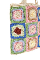 Women's Multicolored Knitted Shoulder Bag | Derimod