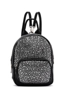 Women's Black Stone Backpack | Derimod