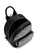 Women's Black Stone Backpack | Derimod
