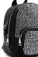 Women's Black Stone Backpack | Derimod