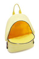 Women's Yellow Quilted Backpack | Derimod