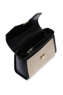 Women's Black Straw Handbag | Derimod