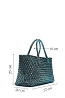 Women's Green Knitted Shoulder Bag | Derimod