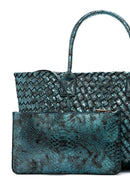 Women's Green Knitted Shoulder Bag | Derimod