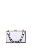 Women's Gray Transparent Portfolio Bag | Derimod